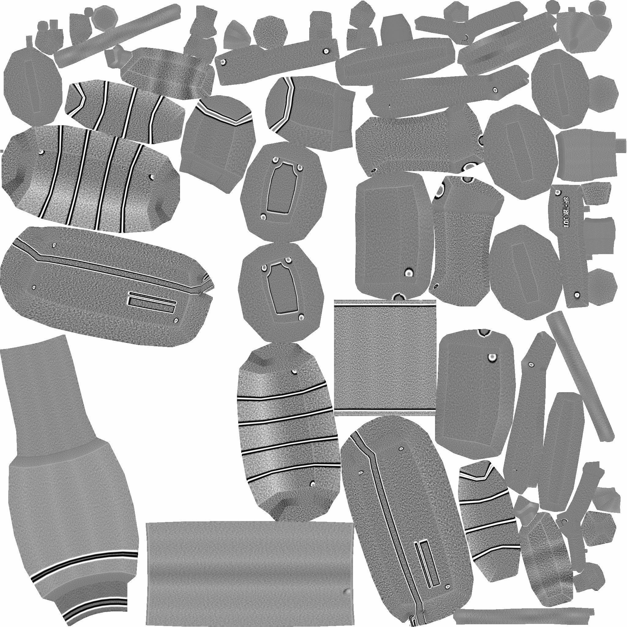 Sci-Fi M4A1-S - Desert Rifle - Gun Weaponry Low-poly 3D model_21