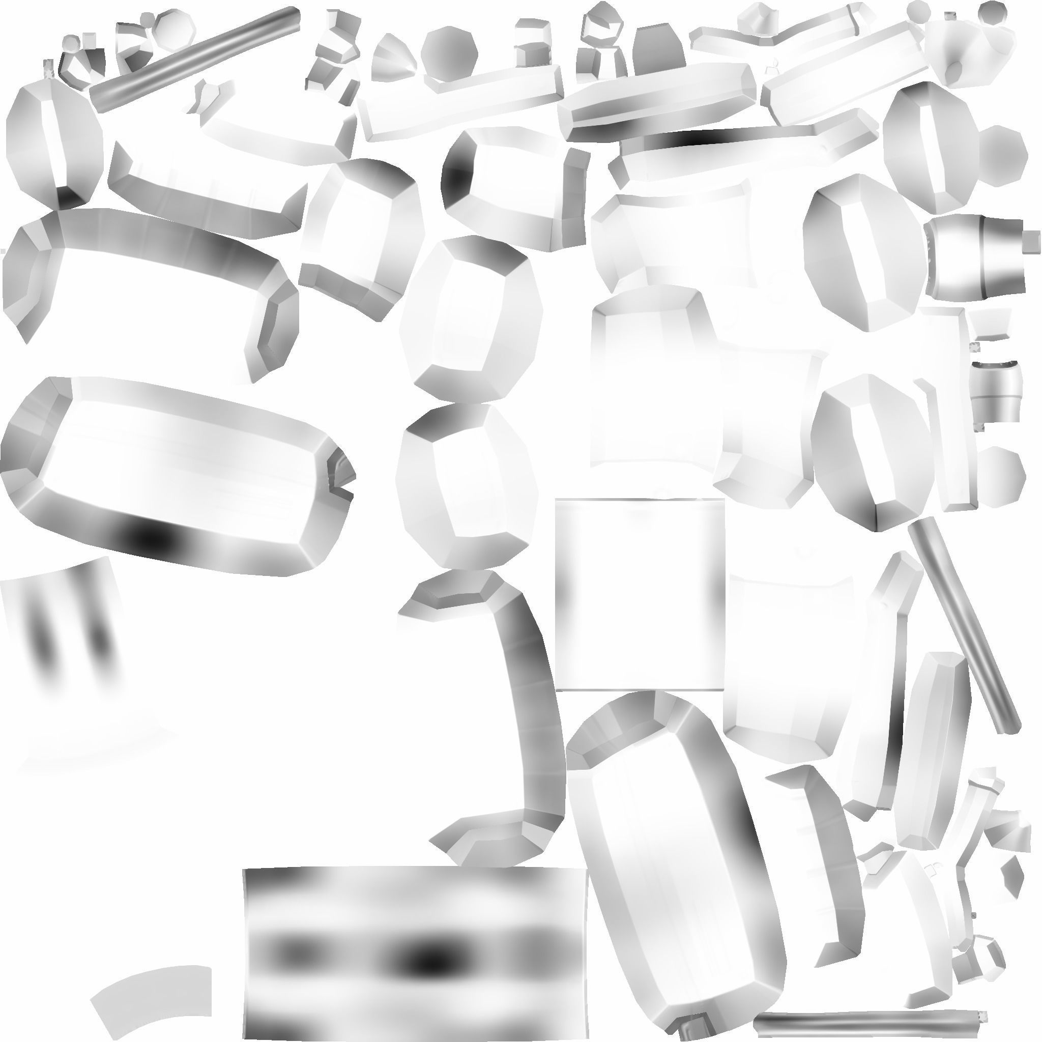 Sci-Fi M4A1-S - Desert Rifle - Gun Weaponry Low-poly 3D model_20