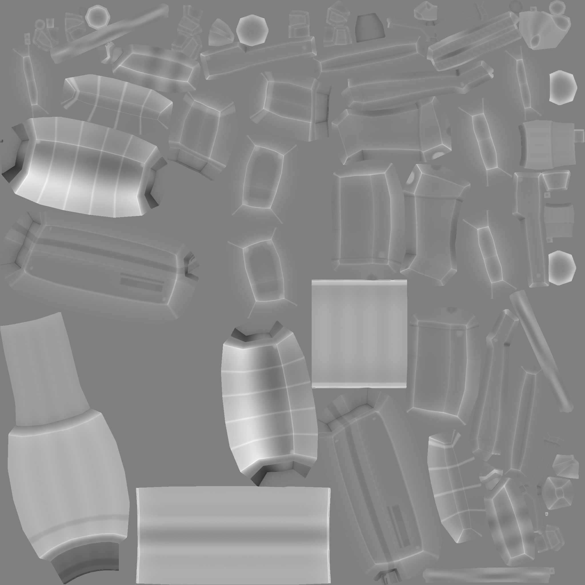 Sci-Fi M4A1-S - Desert Rifle - Gun Weaponry Low-poly 3D model_22