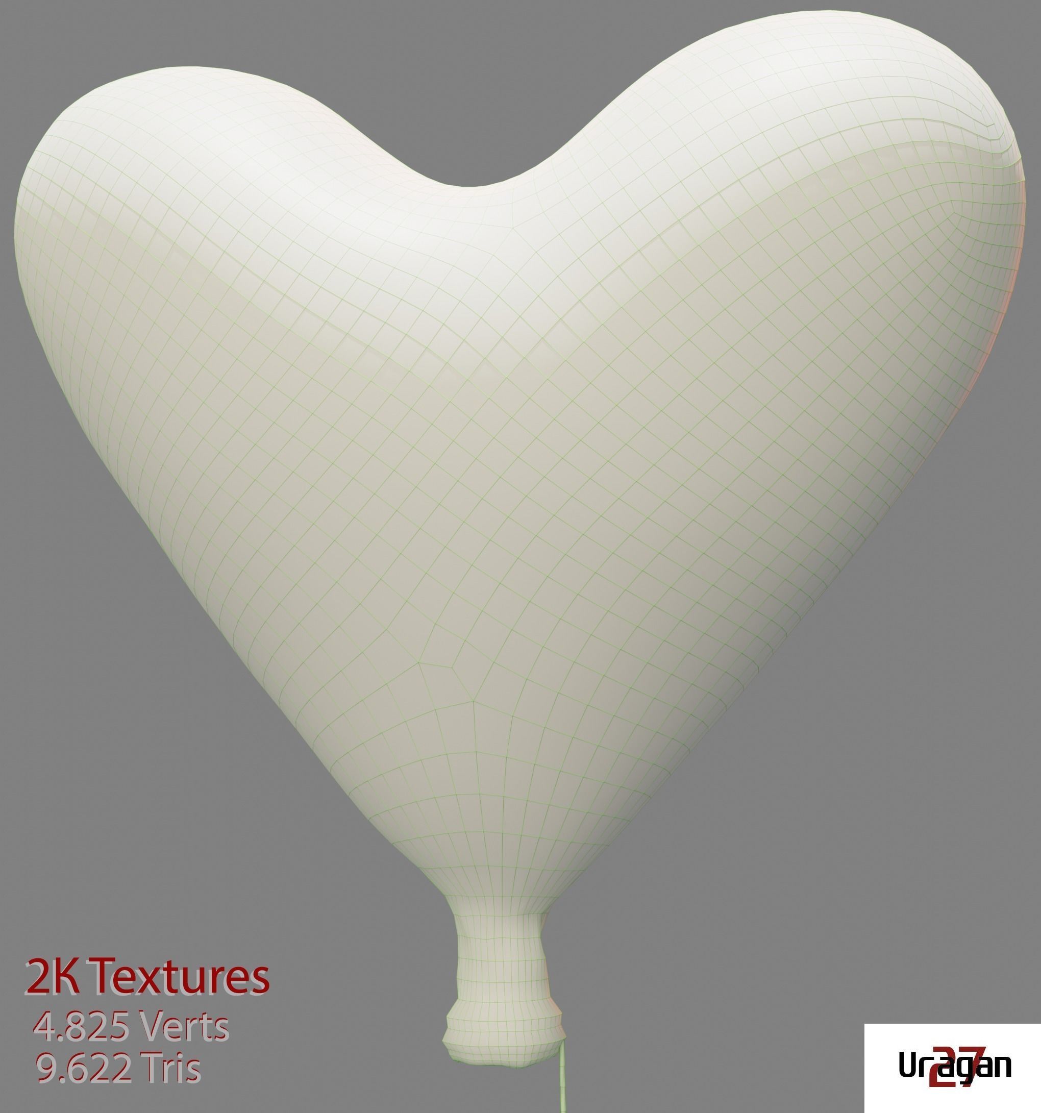 Air balloons  Free 3D model_4