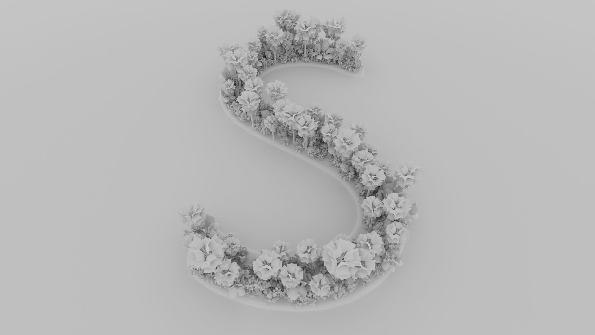 S Alphabet Island 3D model_4