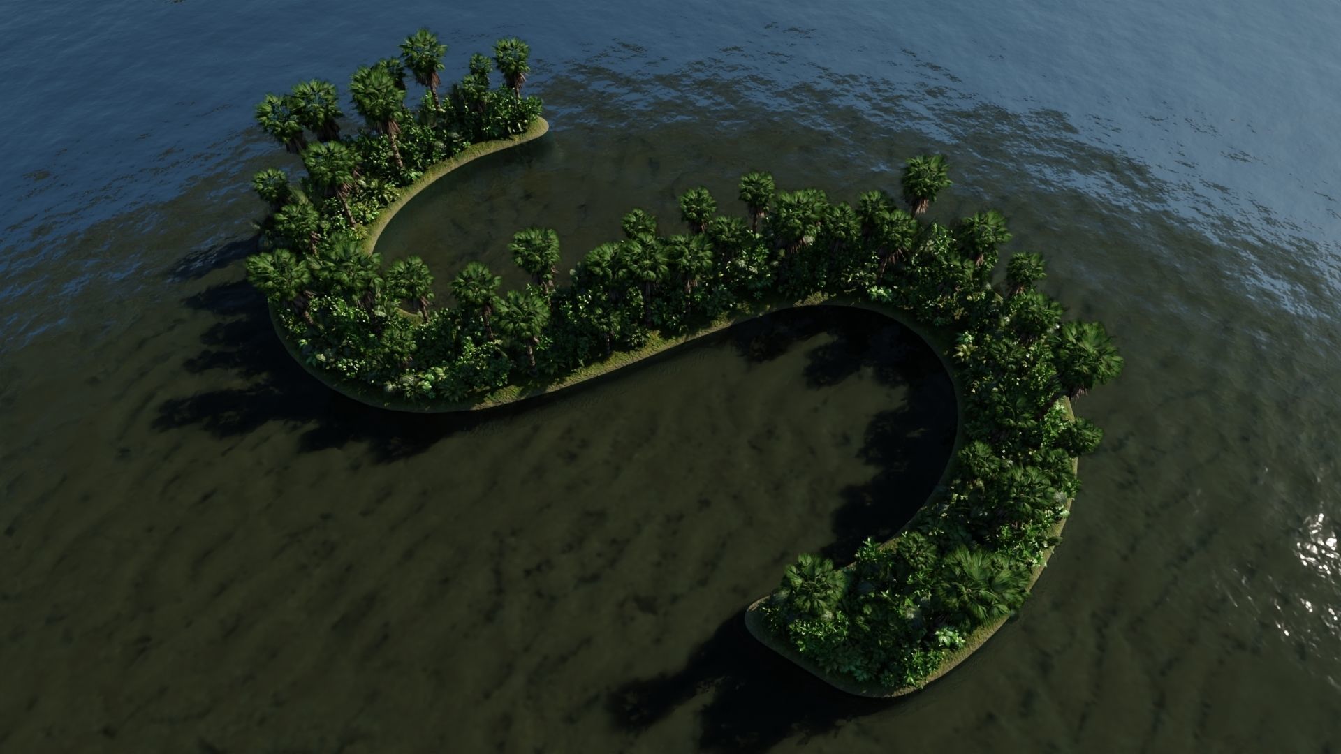 S Alphabet Island 3D model_3