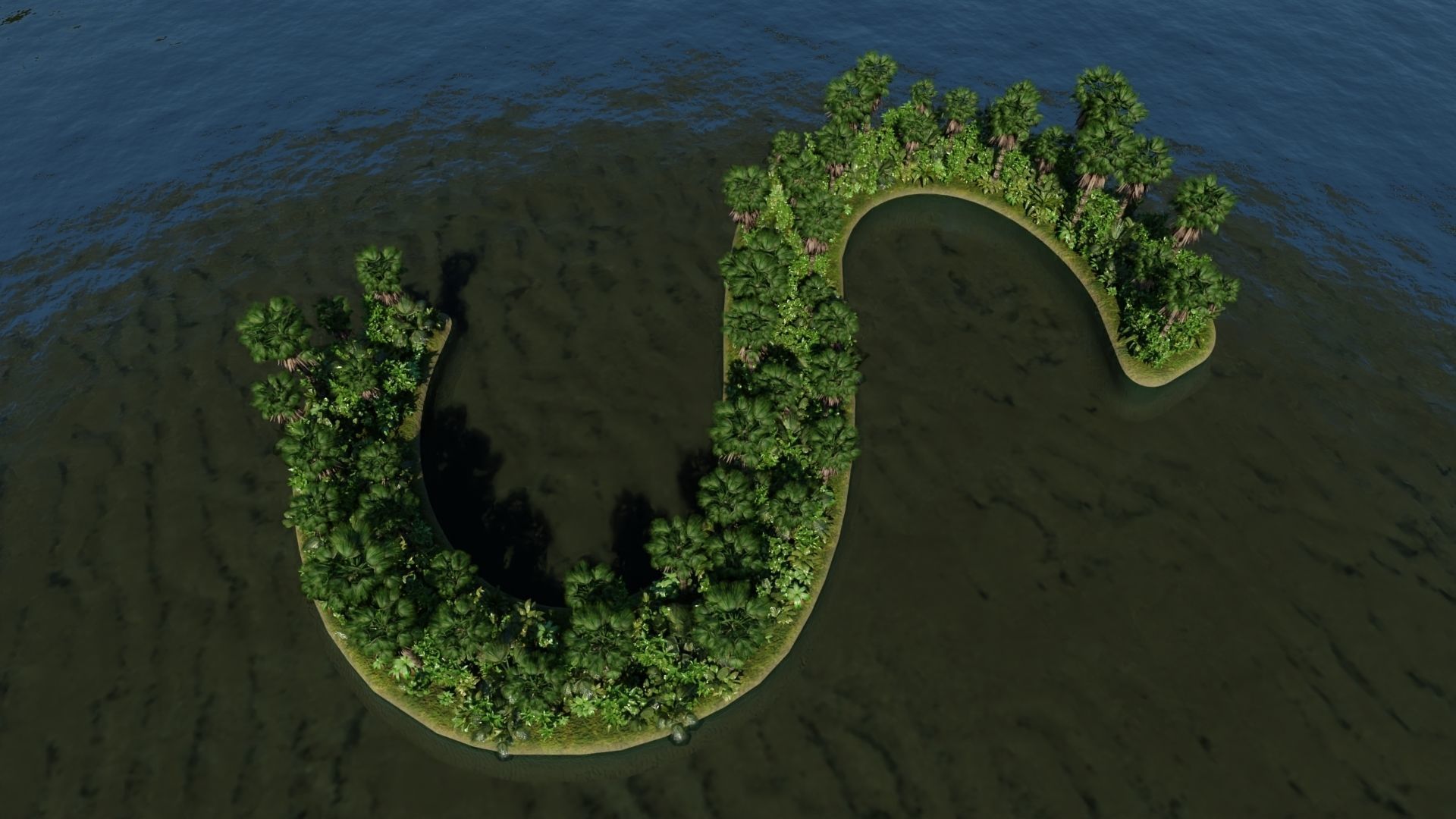 S Alphabet Island 3D model_2