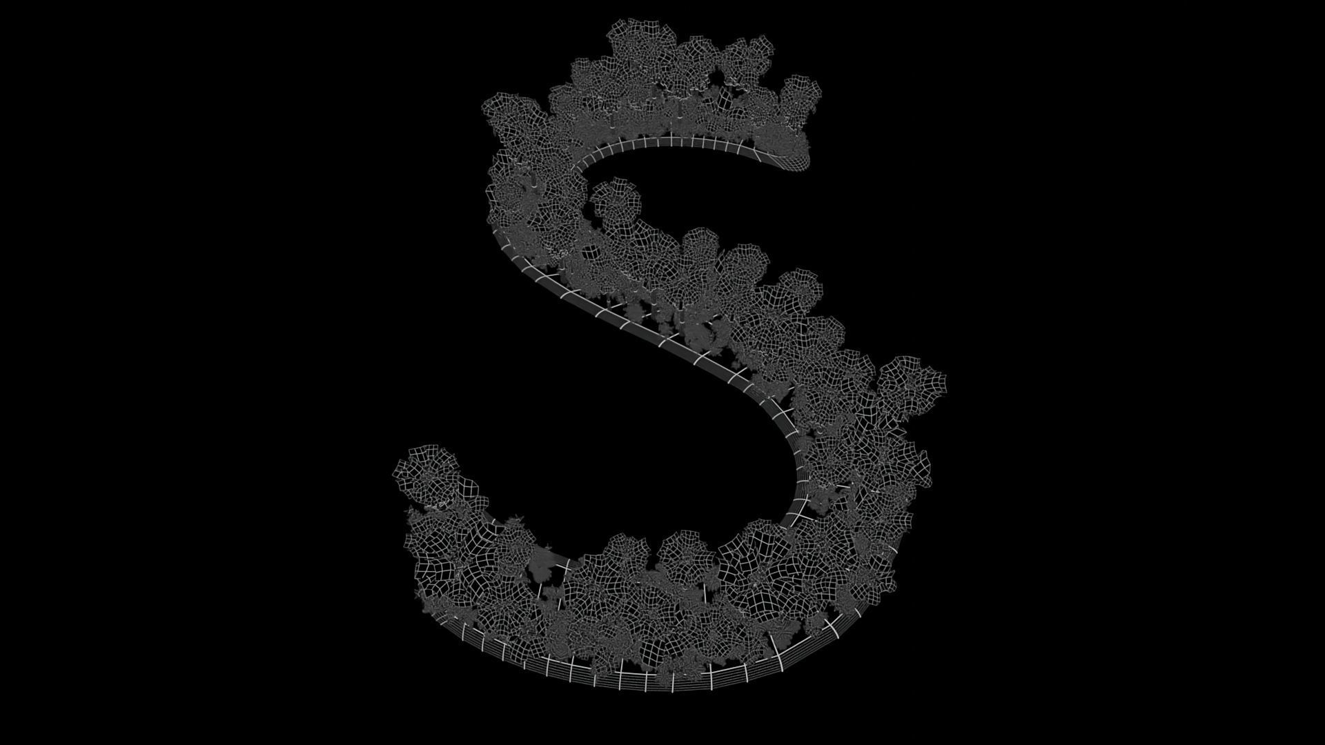 S Alphabet Island 3D model_5