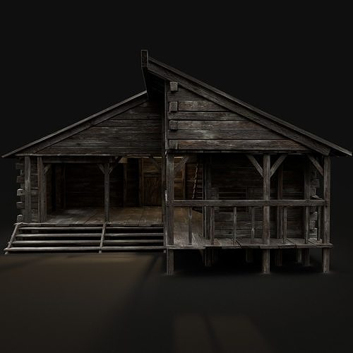 MEDIEVAL INDUSTRIAL FANTASY TOWN VILLAGE BUILDINGS COLLECTION 3D Model Pack 4