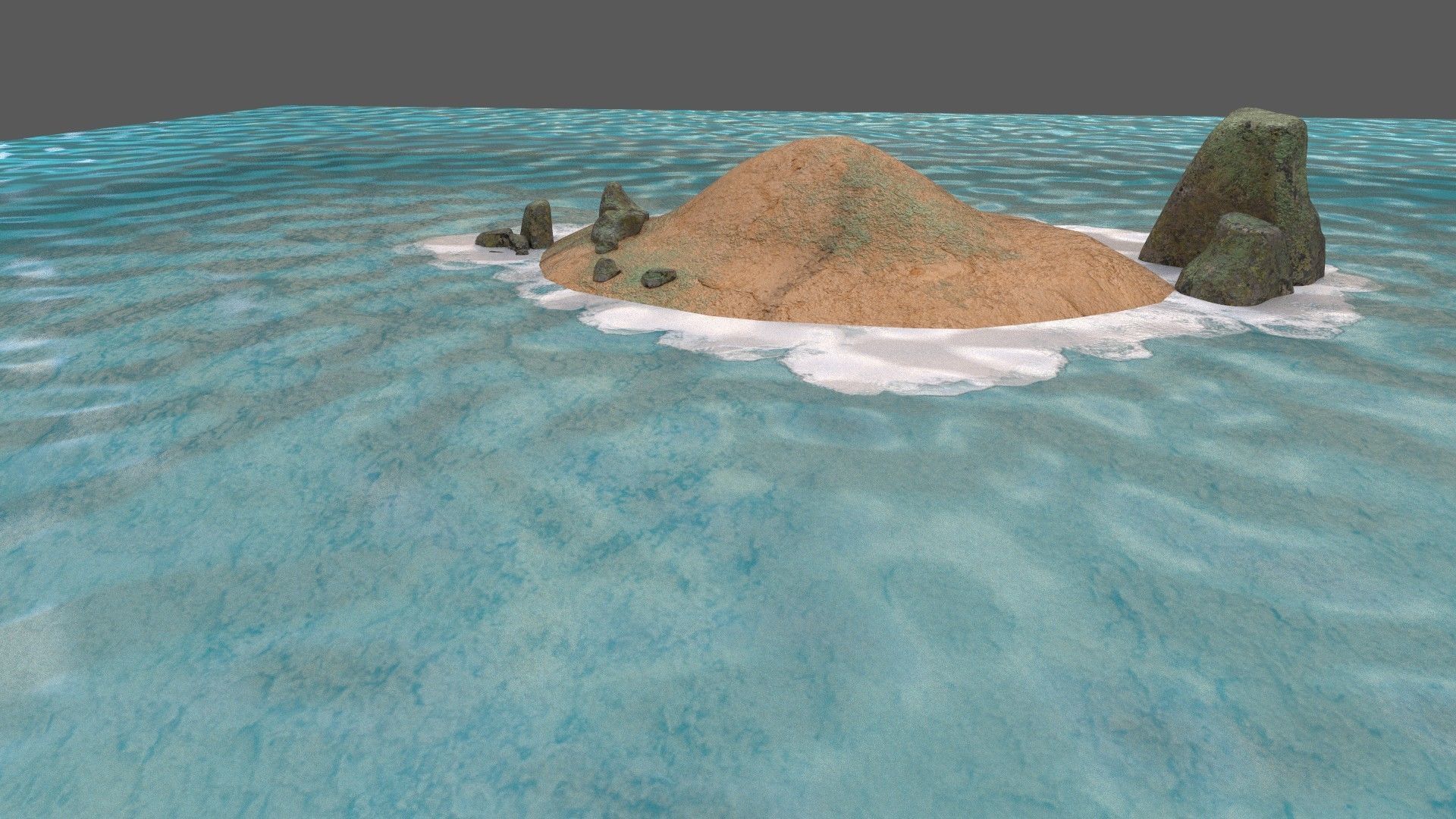 low poly island pack Low-poly 3D model_39