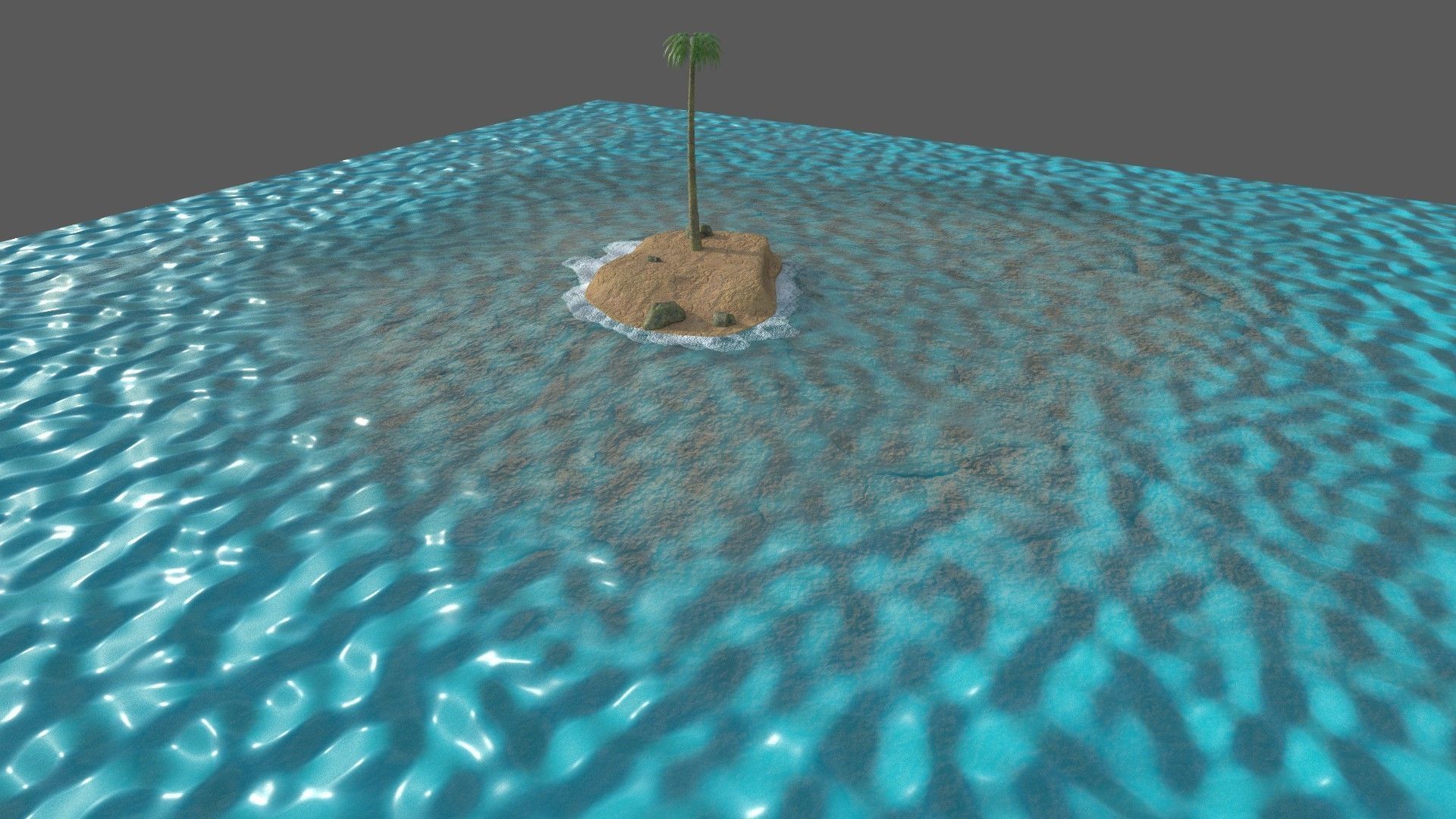 low poly island pack Low-poly 3D model_17