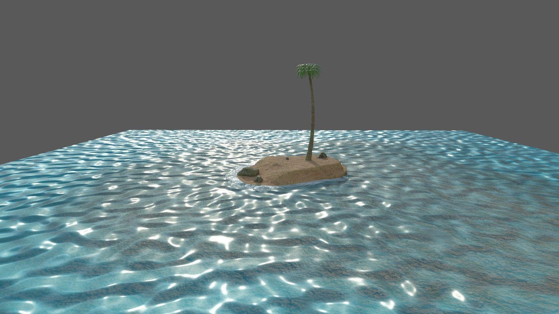 low poly island pack Low-poly 3D model_19