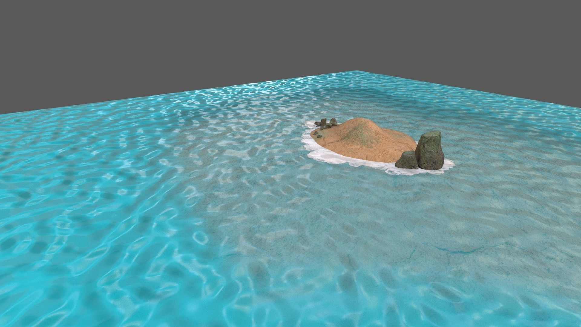 low poly island pack Low-poly 3D model_37