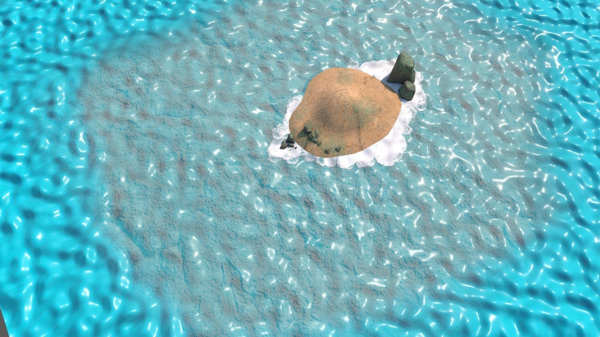 low poly island pack Low-poly 3D model_32