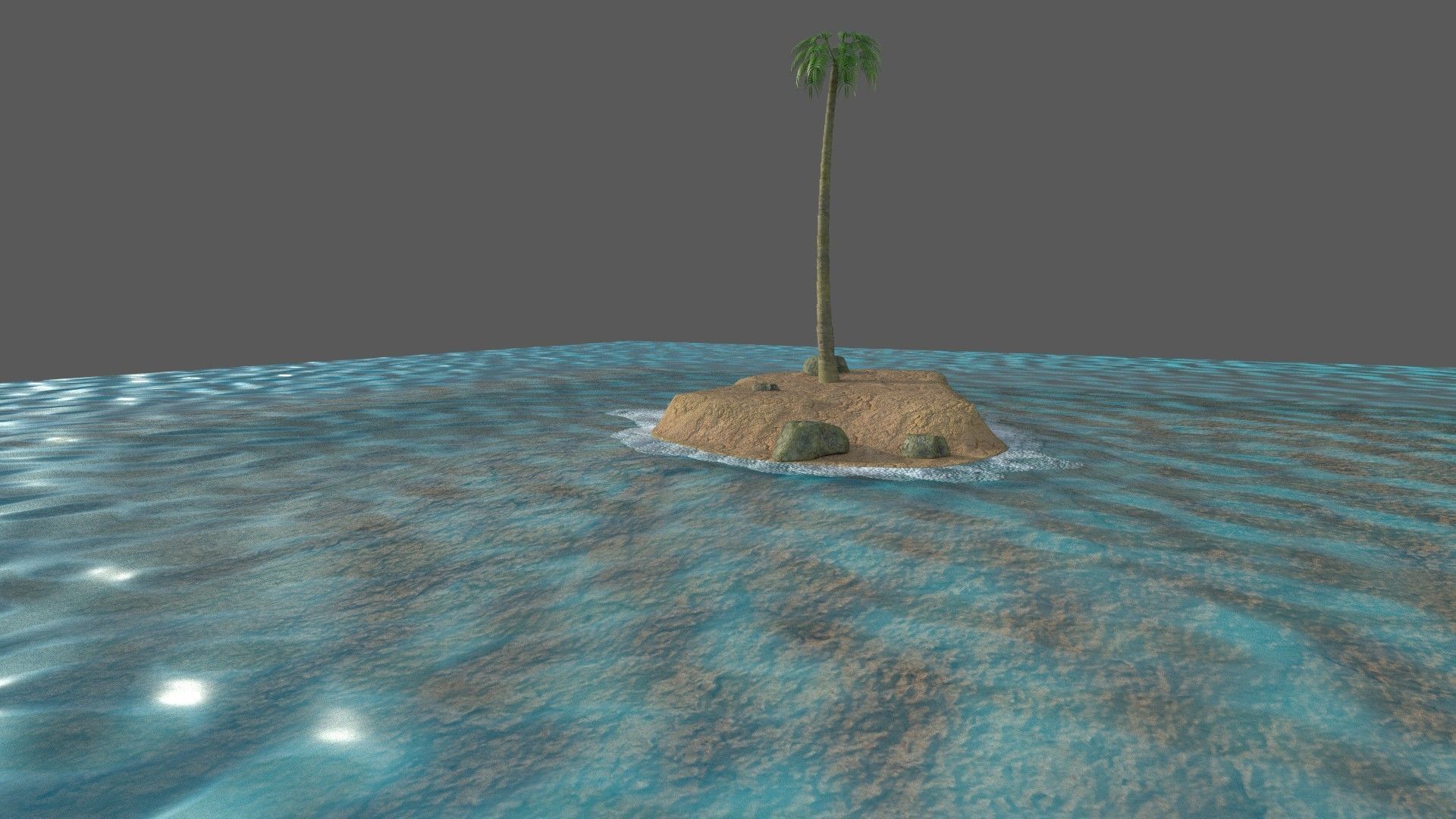 low poly island pack Low-poly 3D model_21