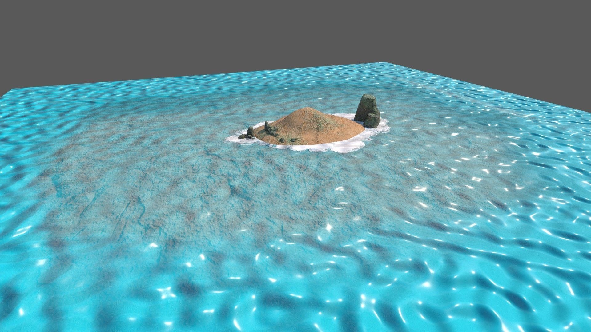 low poly island pack Low-poly 3D model_33