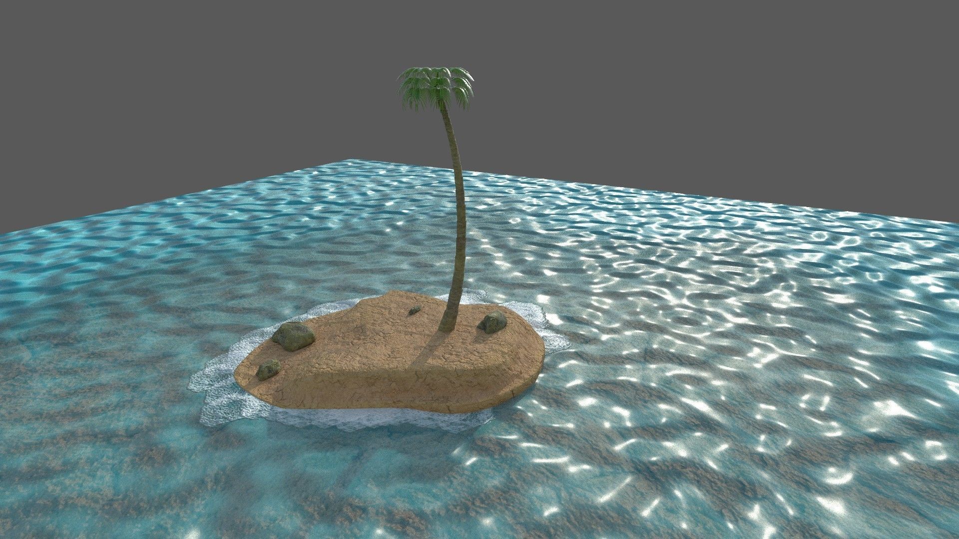 low poly island pack Low-poly 3D model_25