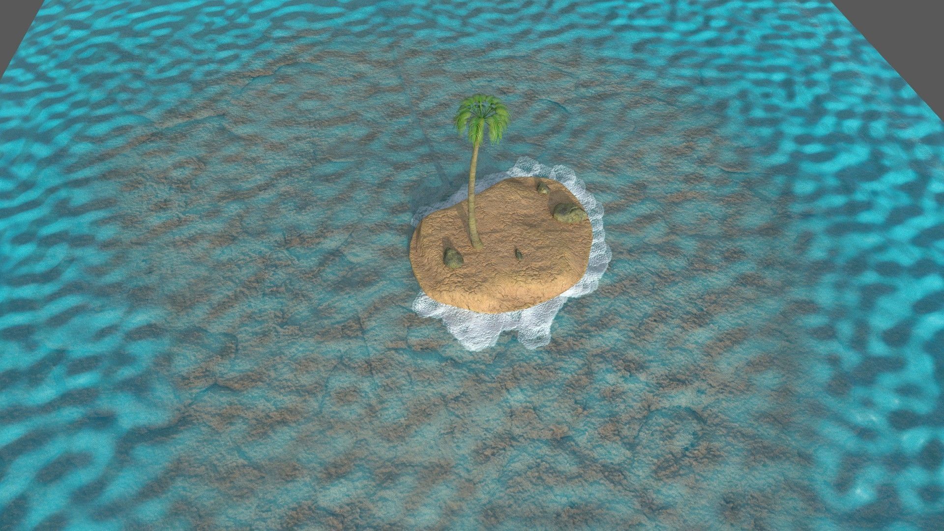 low poly island pack Low-poly 3D model_22