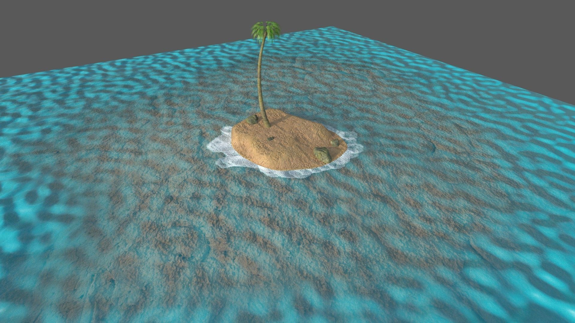 low poly island pack Low-poly 3D model_24