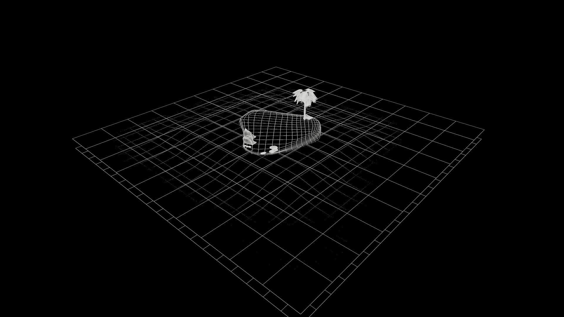 low poly island pack Low-poly 3D model_11