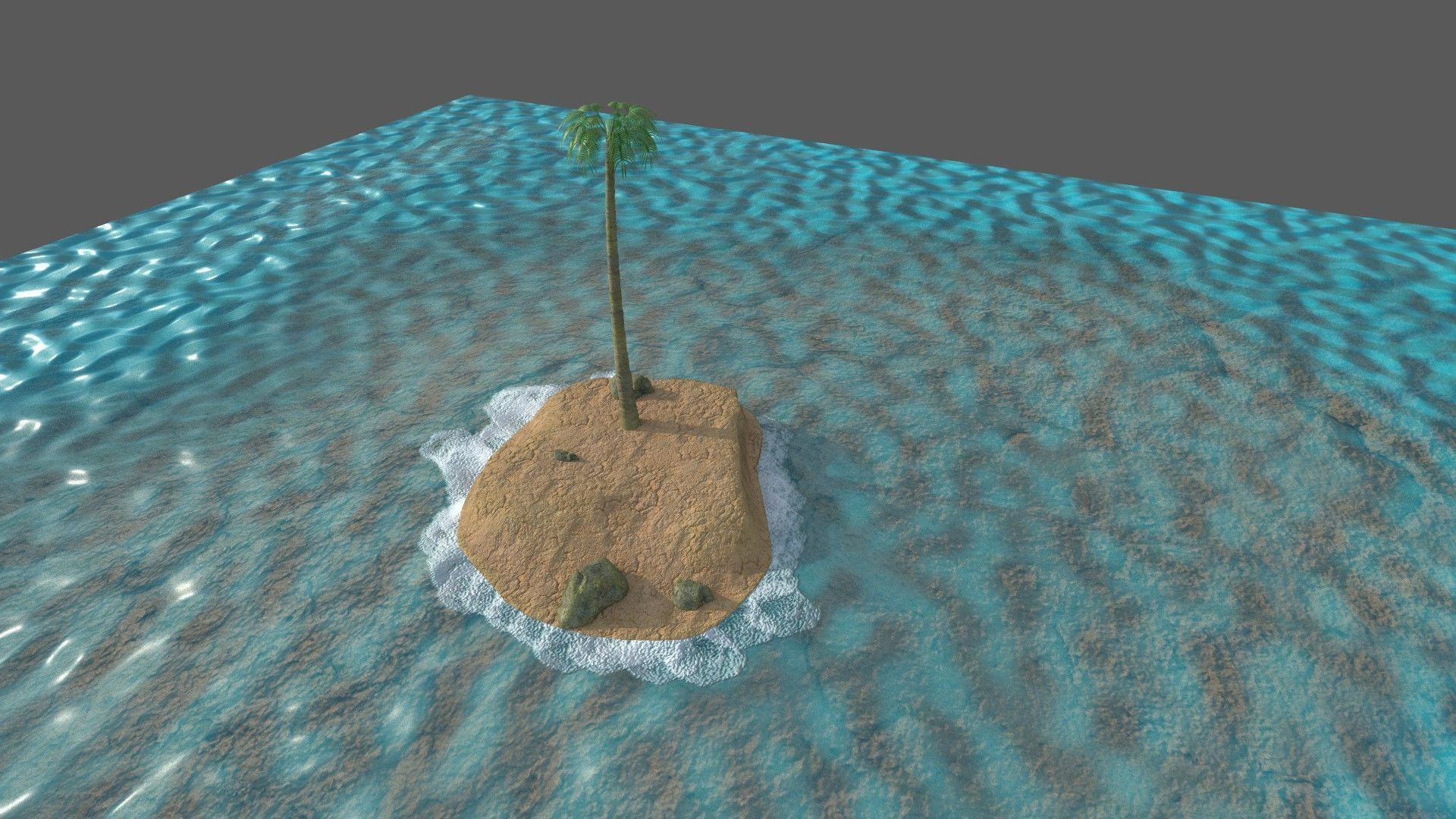low poly island pack Low-poly 3D model_18