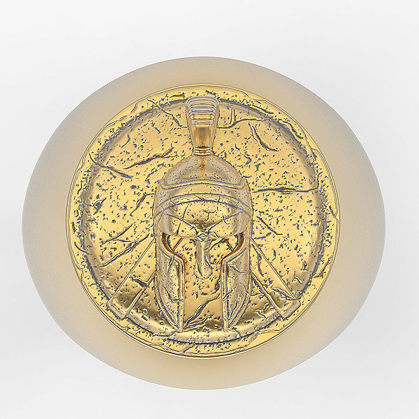 Spartan ring Silver Gold  Print 3D print model_3