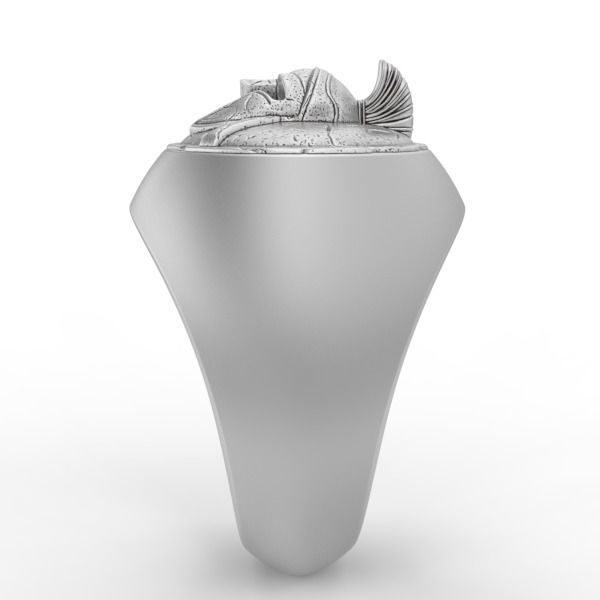 Spartan ring Silver Gold  Print 3D print model_2