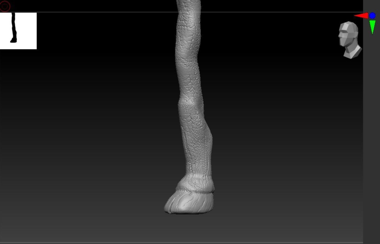 ALASTOR MAD-EYE MOODY WALKING STICK 3D print model_2