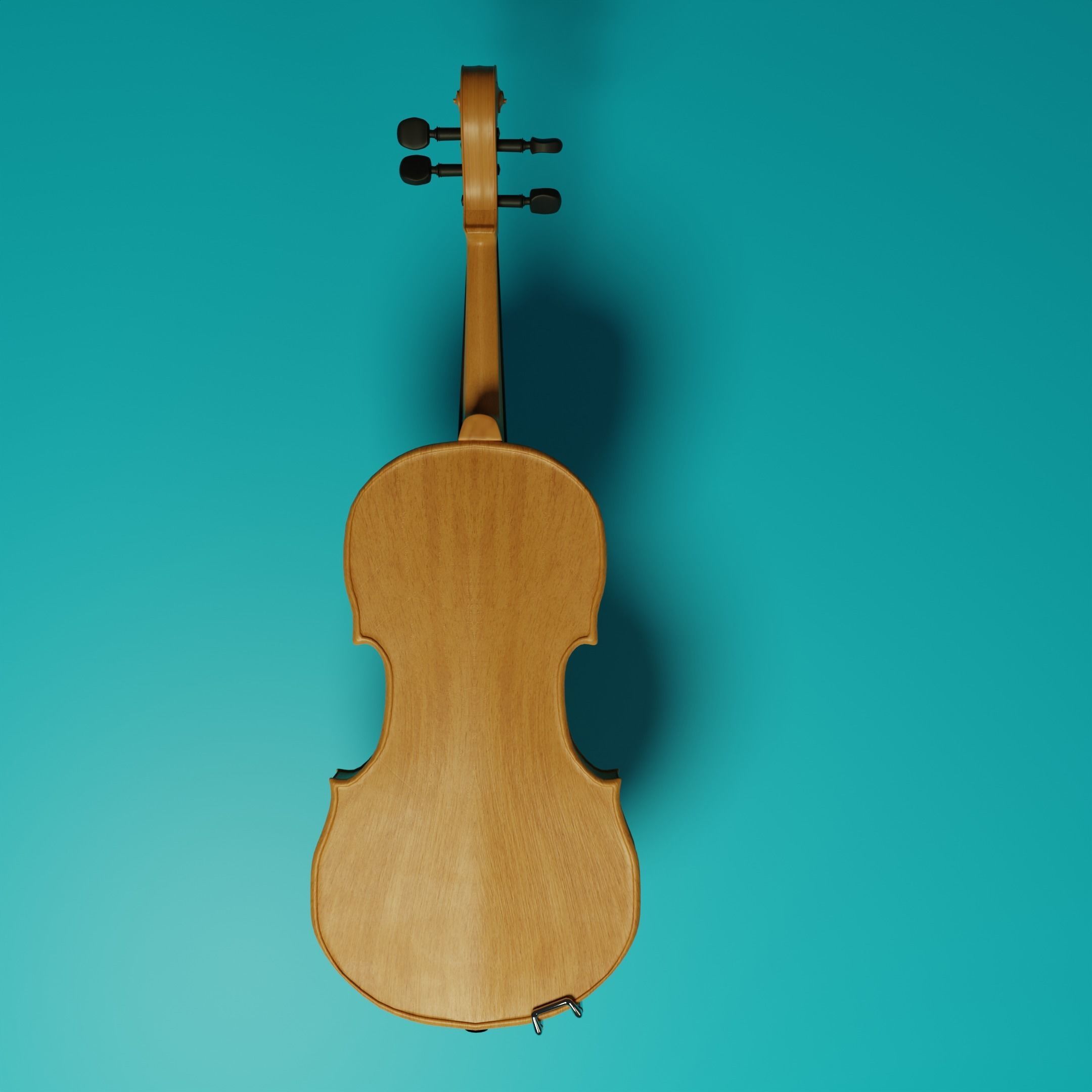 Classic Violin 3D model_3