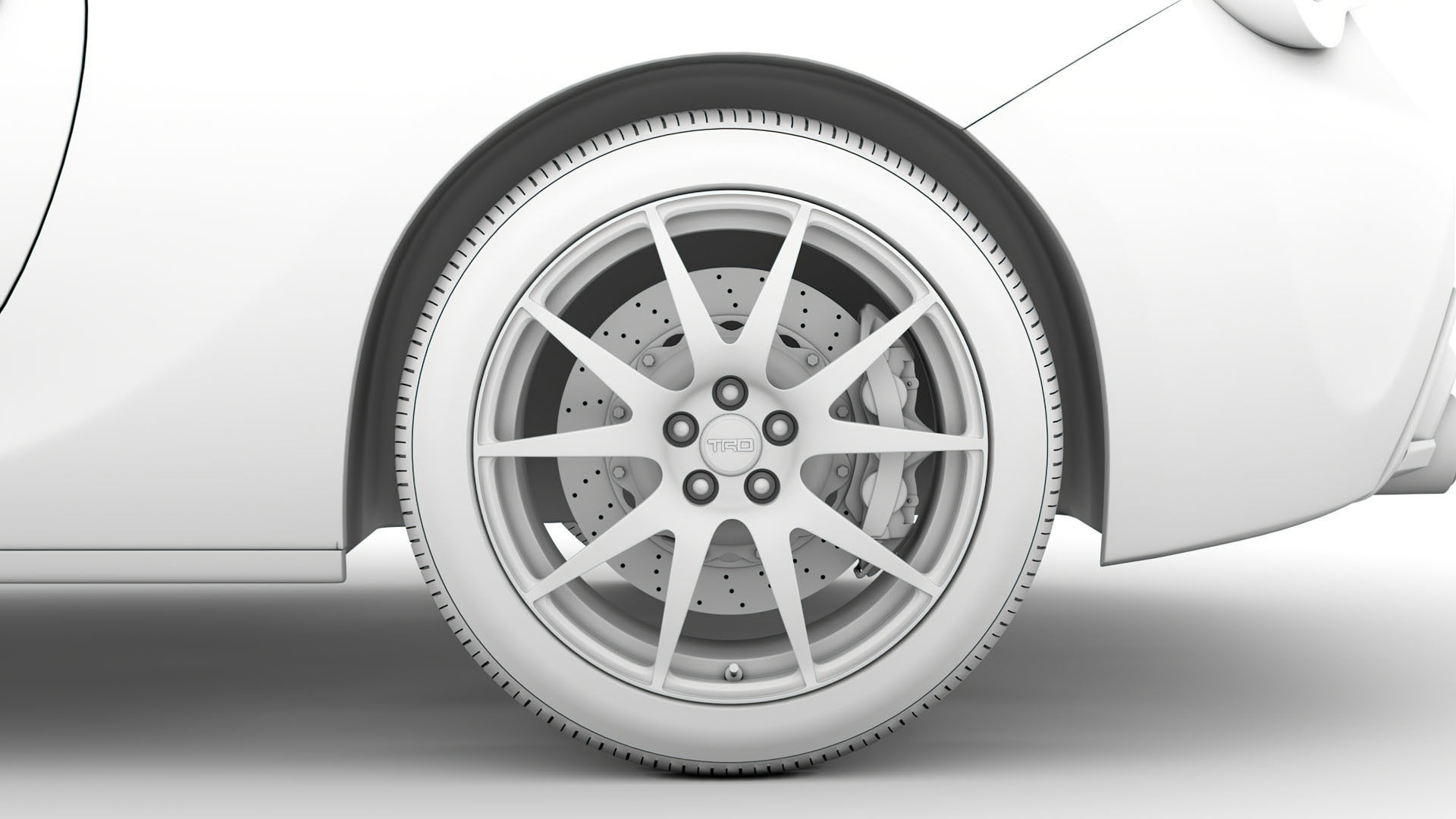 Scion TRD 2020 wheel 3D model_6