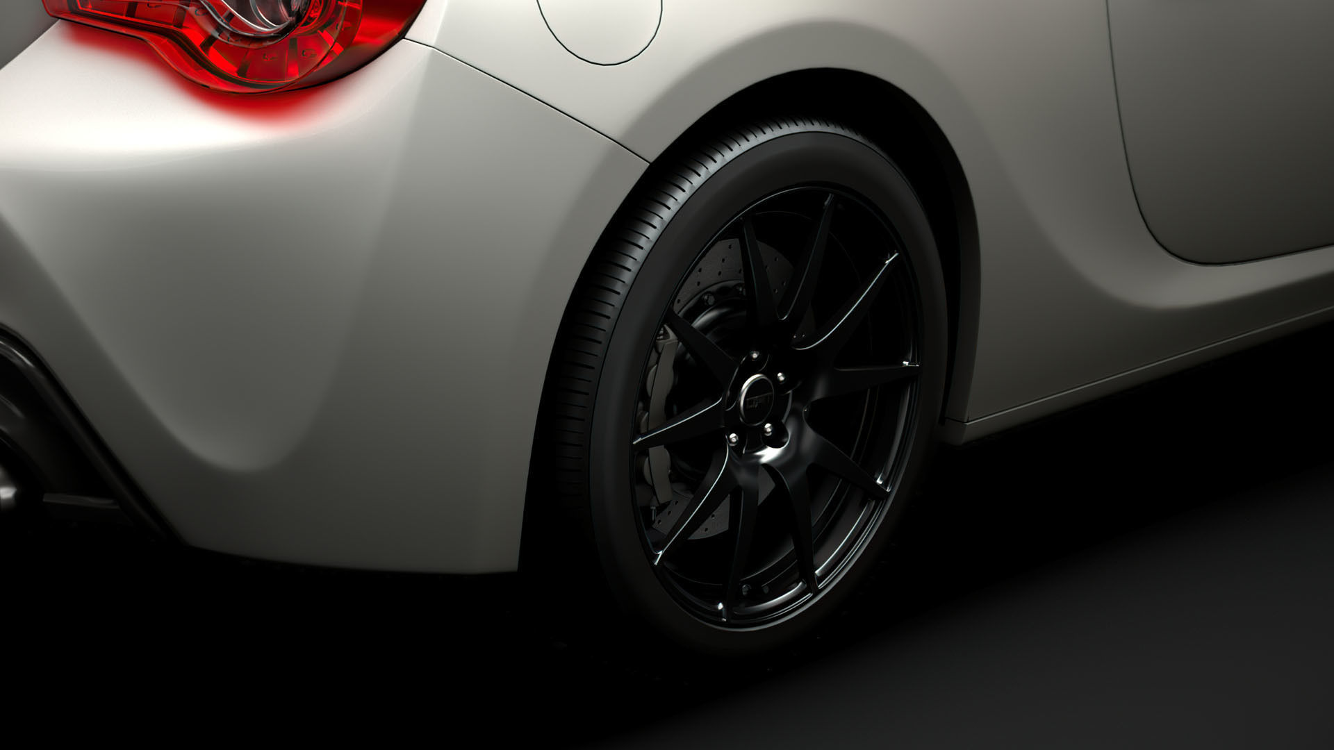 Scion TRD 2020 wheel 3D model_1