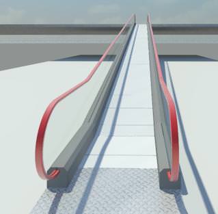Moving walkway 3D model_1