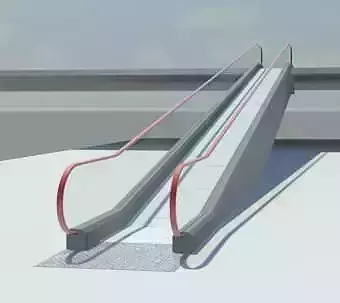 Moving walkway 3D model