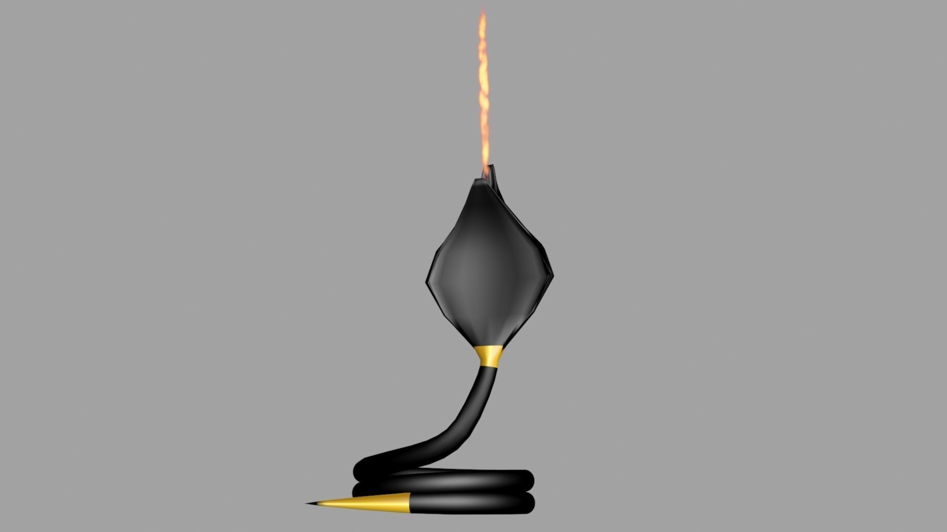Cobra Torch Low-poly 3D model_11