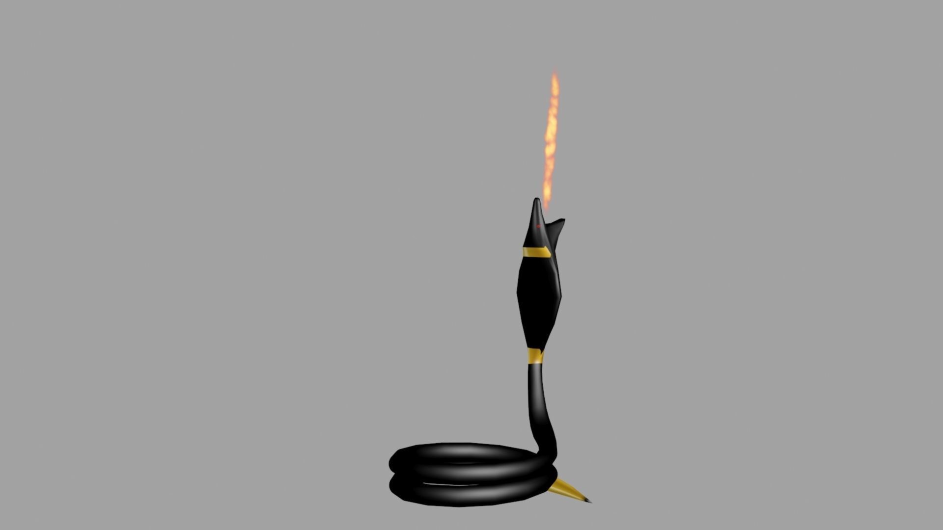 Cobra Torch Low-poly 3D model_15