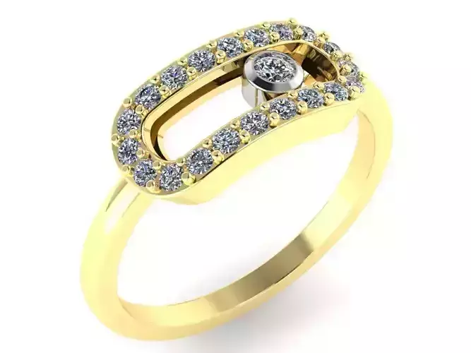 ring with movable stones 