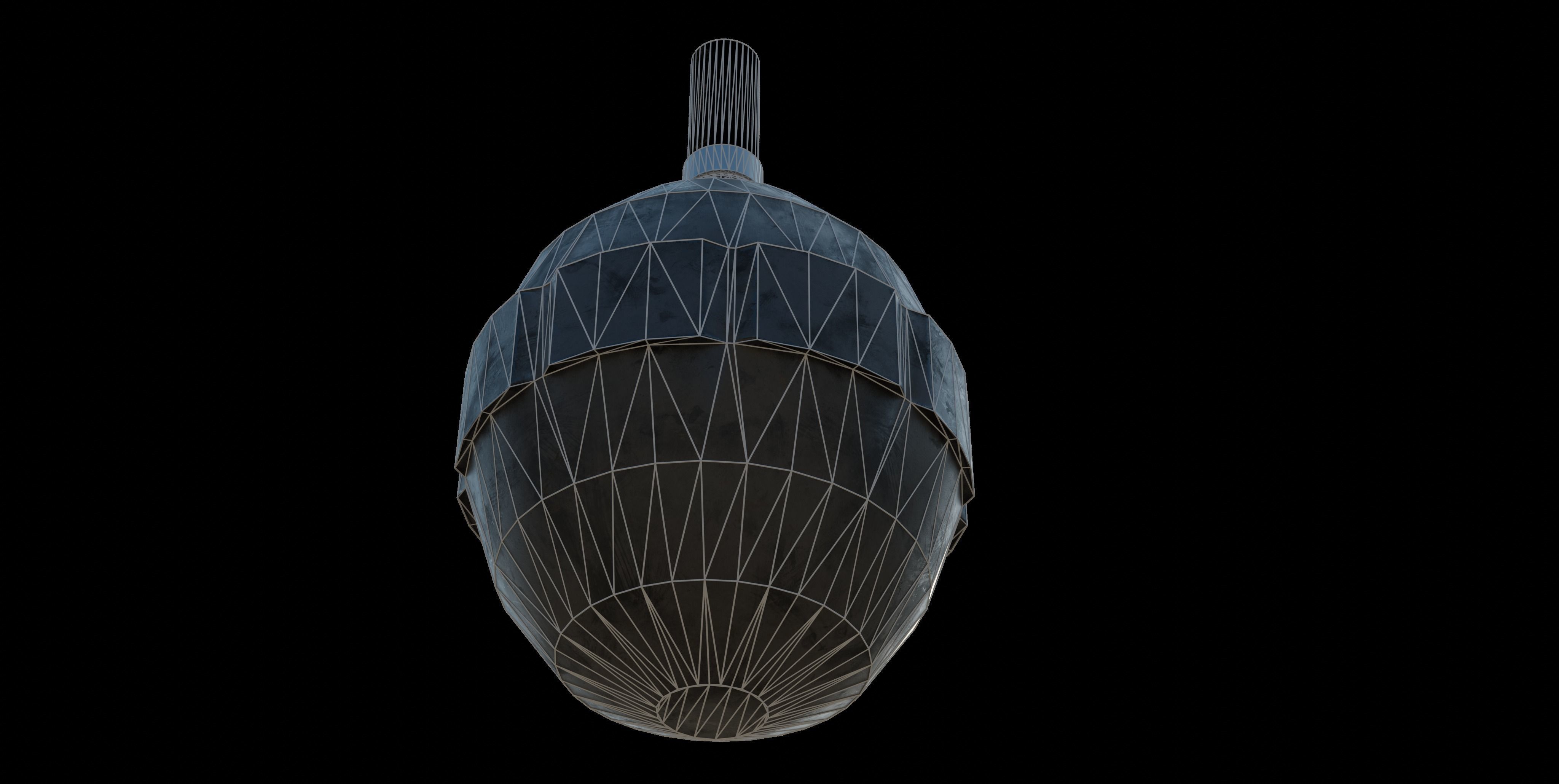 M1917 Eierhandgranate hand granade Low-poly 3D model_13