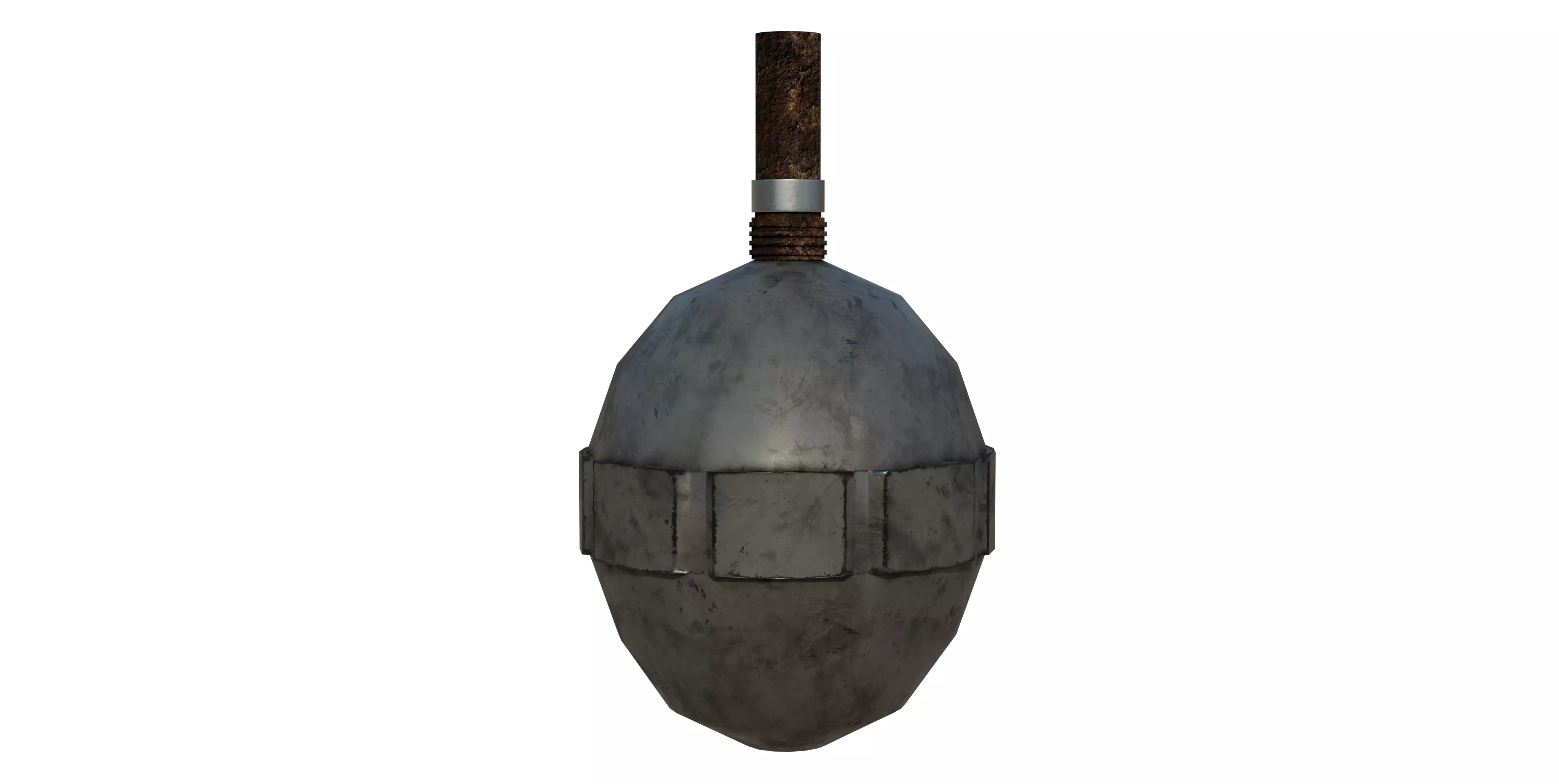 M1917 Eierhandgranate hand granade Low-poly 3D model_0