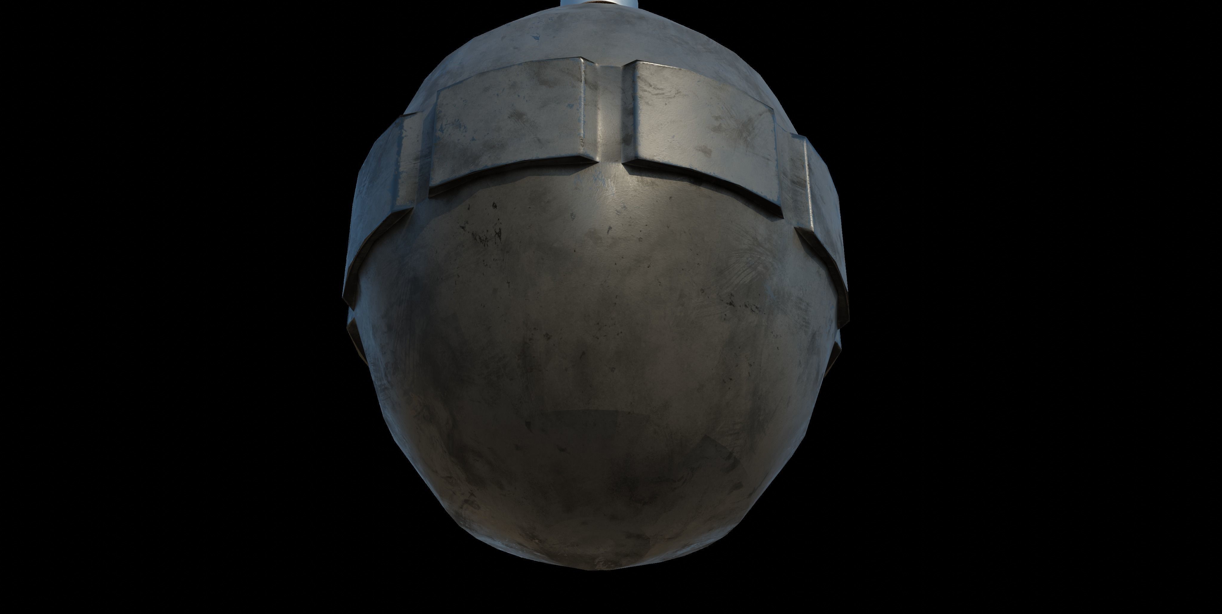 M1917 Eierhandgranate hand granade Low-poly 3D model_9