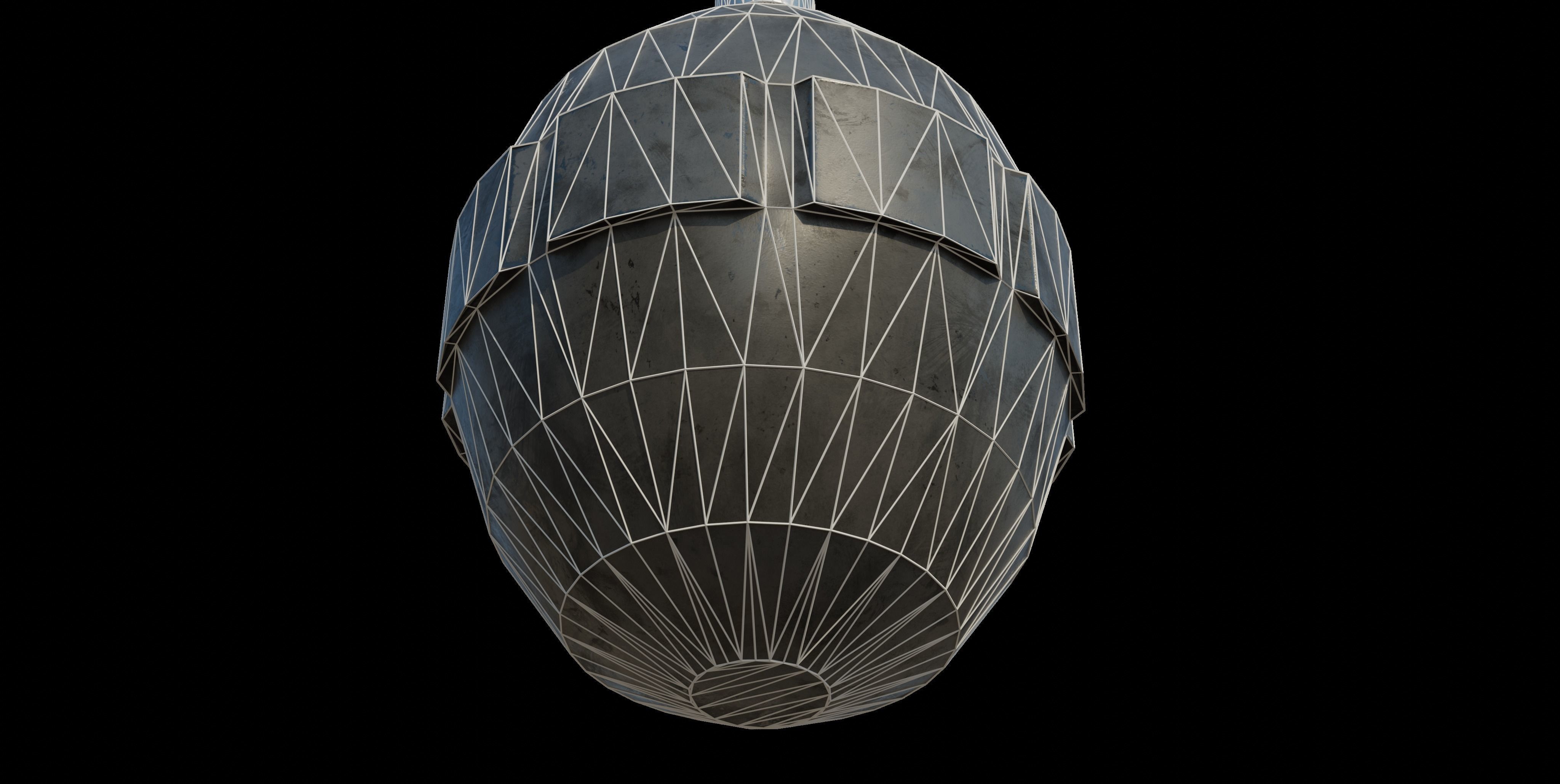 M1917 Eierhandgranate hand granade Low-poly 3D model_10