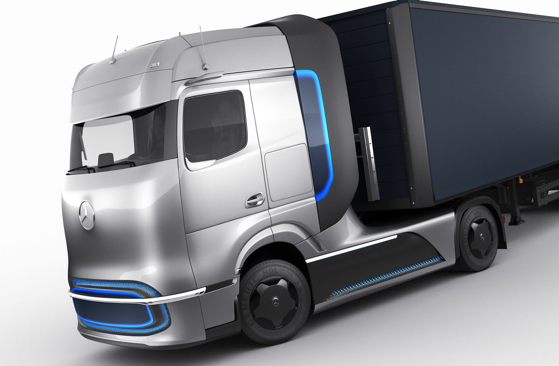 Mercedes-Benz GenH2 Truck 3D model_14