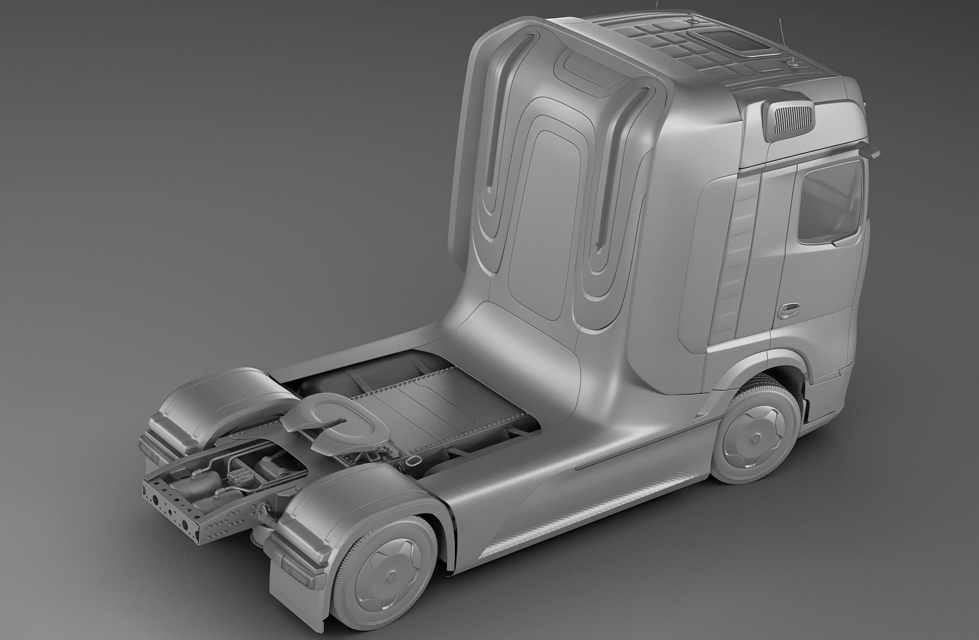 Mercedes-Benz GenH2 Truck 3D model_24