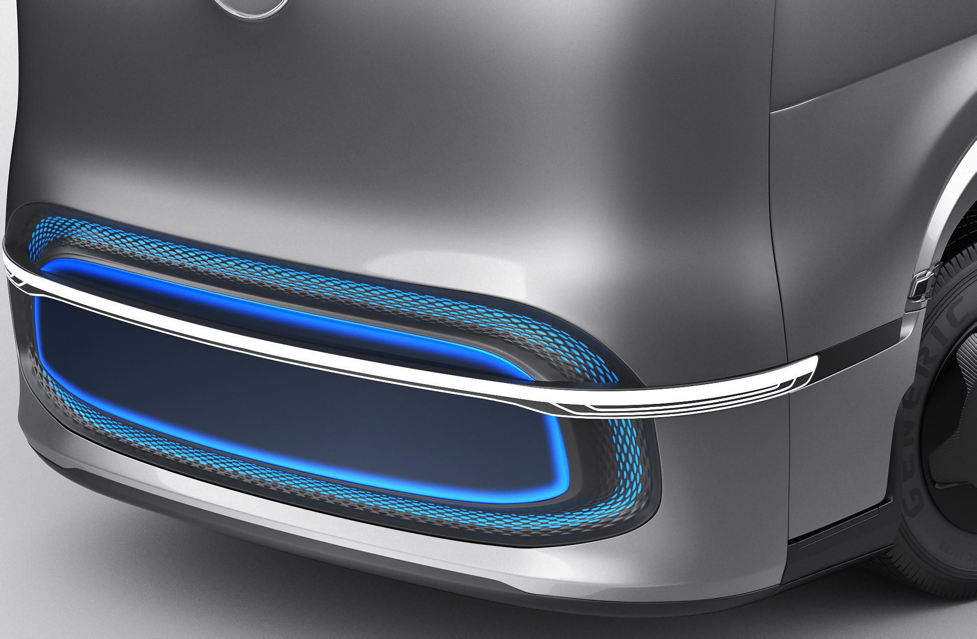 Mercedes-Benz GenH2 Truck 3D model_5