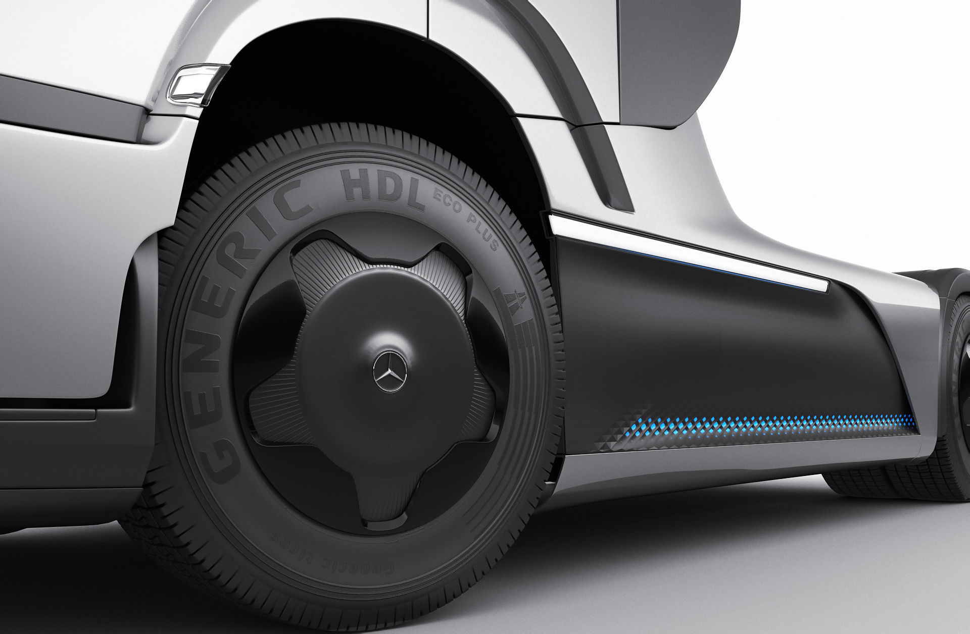 Mercedes-Benz GenH2 Truck 3D model_16