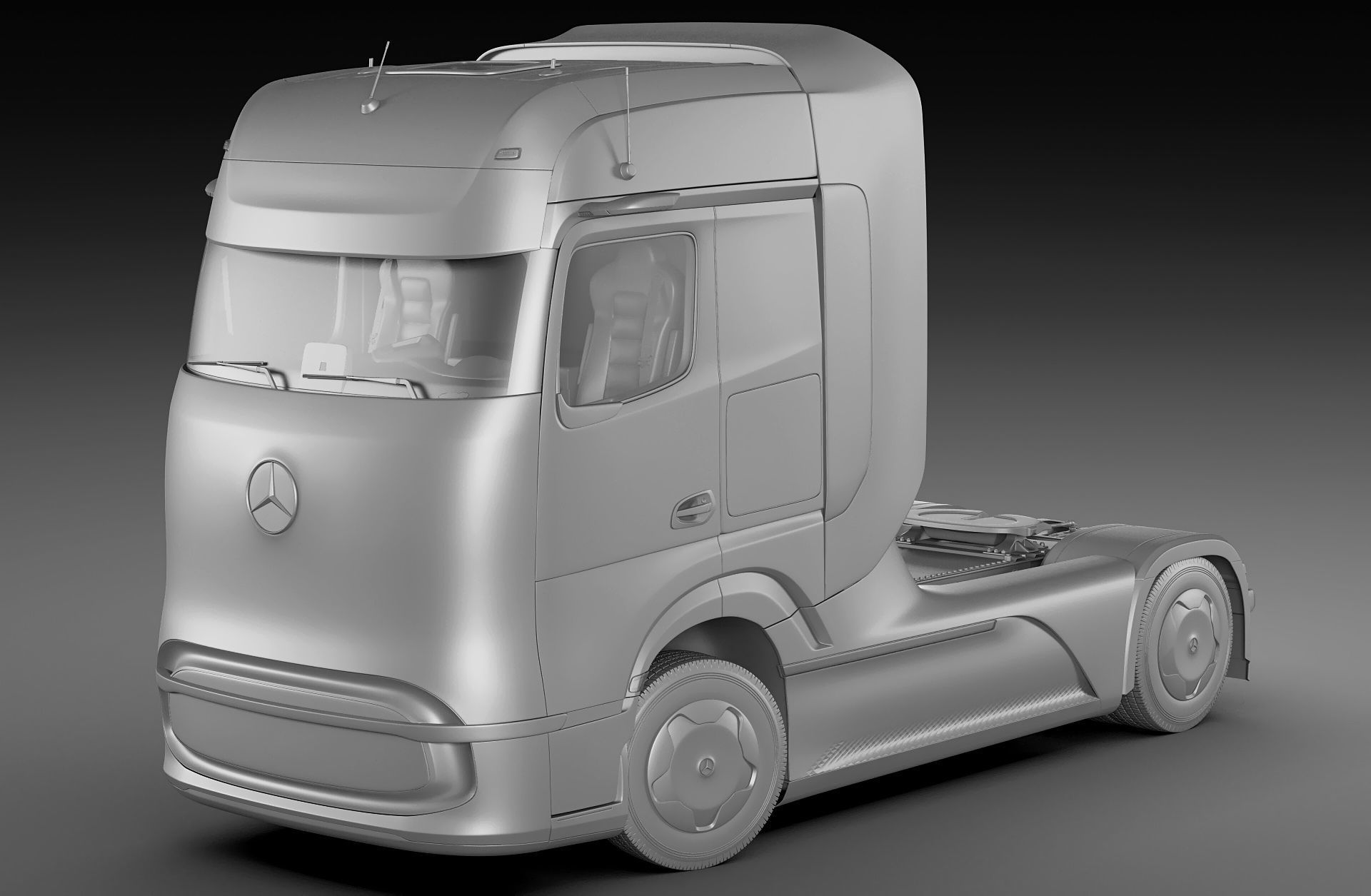 Mercedes-Benz GenH2 Truck 3D model_23