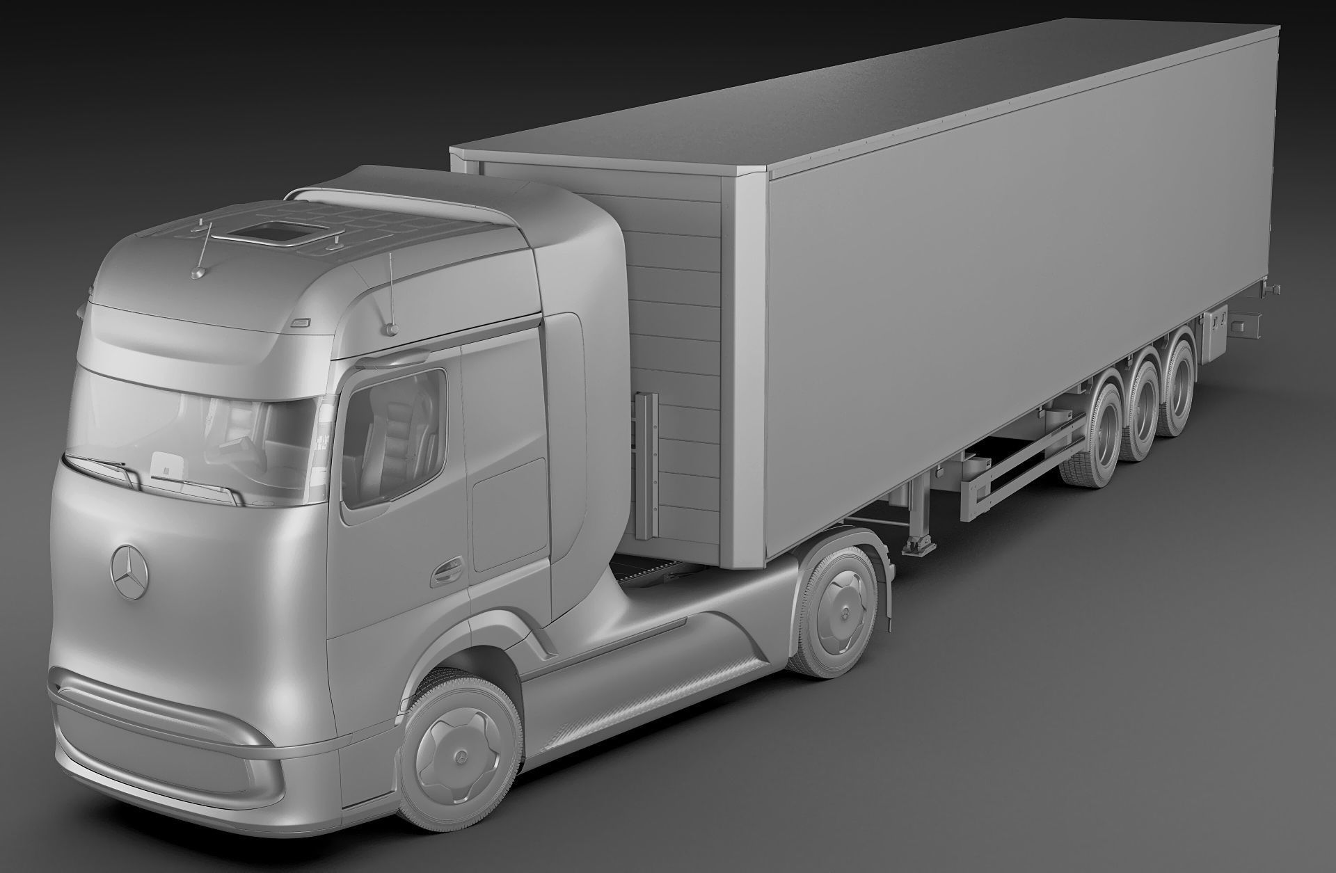 Mercedes-Benz GenH2 Truck 3D model_21