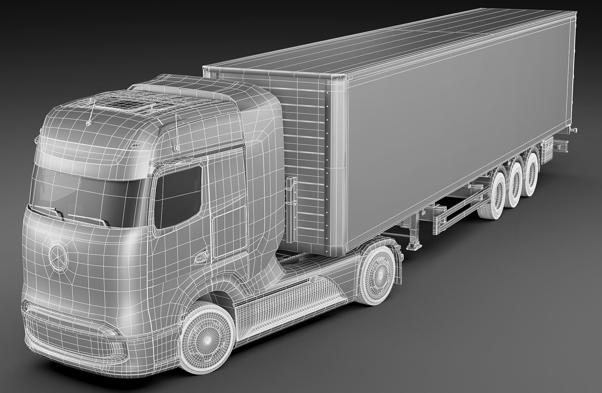 Mercedes-Benz GenH2 Truck 3D model_25