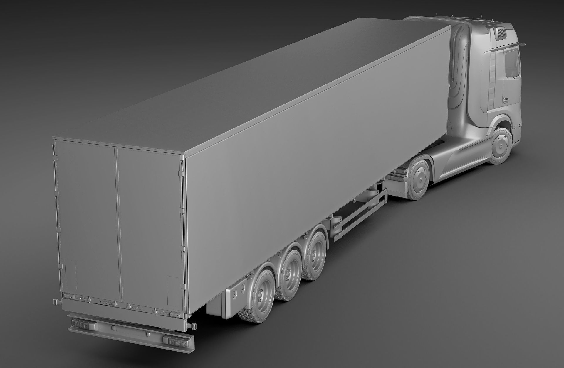 Mercedes-Benz GenH2 Truck 3D model_22