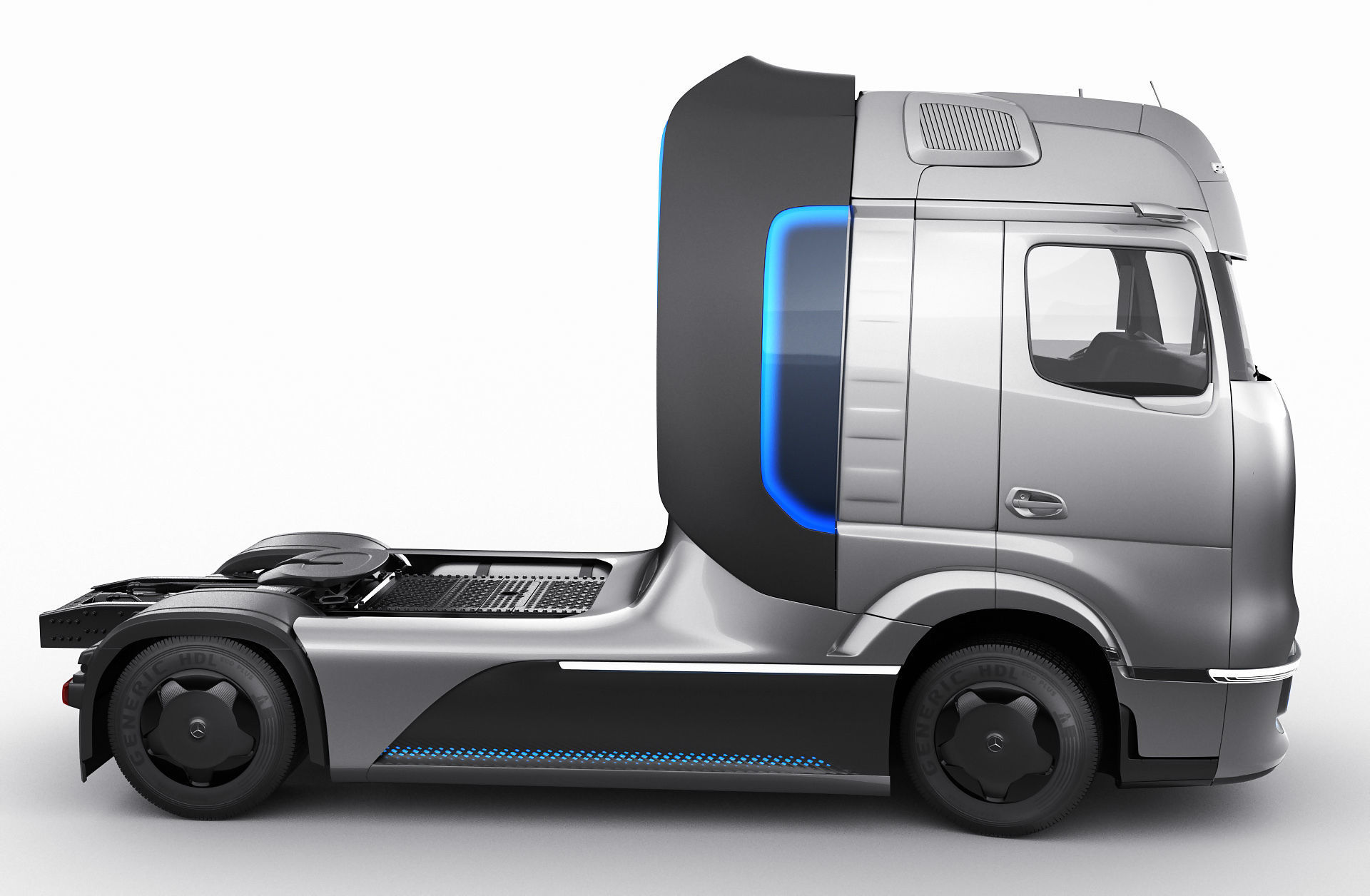 Mercedes-Benz GenH2 Truck 3D model_4