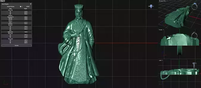 Zhuge Liang pendant
