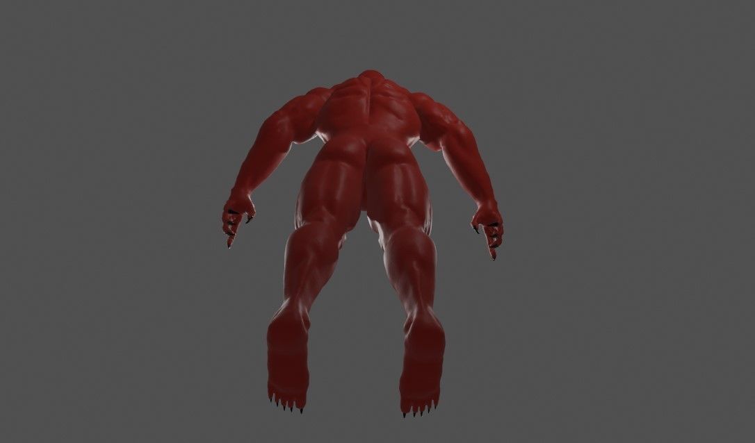 Devil Red - Diabo - Demon 3D model_11