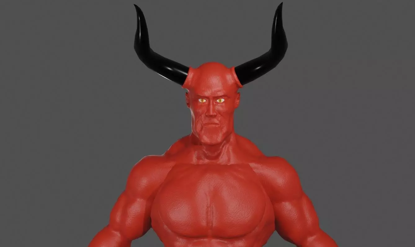 Devil Red - Diabo - Demon 3D model_0