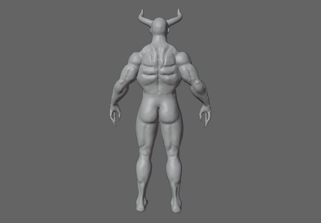 Devil Red - Diabo - Demon 3D model_21