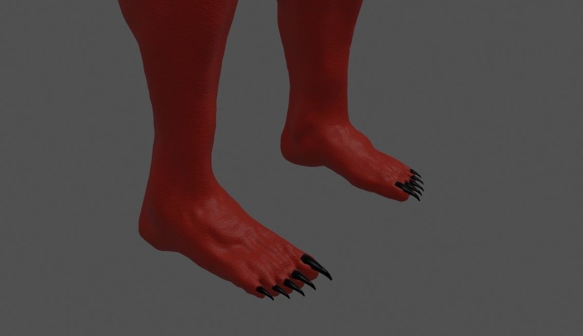 Devil Red - Diabo - Demon 3D model_16
